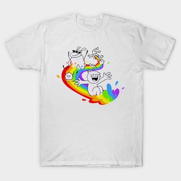 ASDF MOVIE lgbt T-Shirt by Zacharys Harris